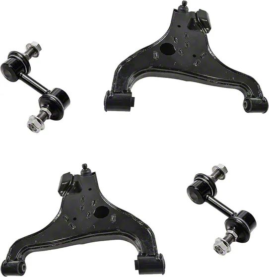 Titan Front Lower Control Arms with Sway Bar Links (04-15 Titan) - Free ...