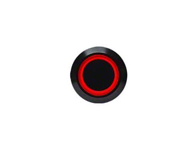 Digital Guard Dawg Billet 22mm Start Button with Red LED for for PBS-X or iKEY-O Systems Only Black Anodized (Universal; Some Adaptation May Be Required)