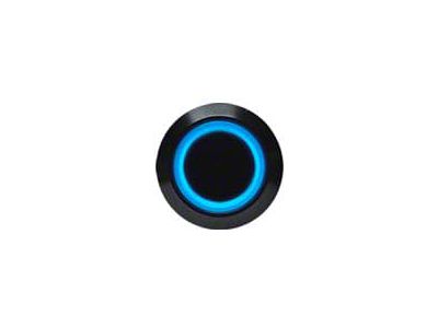 Digital Guard Dawg Billet 22mm Start Button with Blue LED for for PBS-X or iKEY-O Systems Only Black Anodized (Universal; Some Adaptation May Be Required)