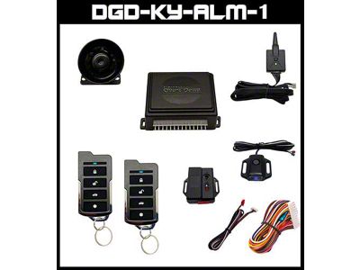 Digital Guard Dawg Keyless Entry System with 1-Way Digital Alarm and 2-Door Power Lock Kit (Universal; Some Adaptation May Be Required)