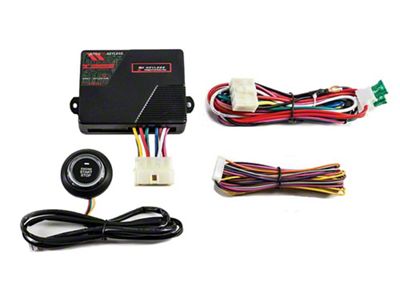 Digital Guard Dawg Performance Keyless Ignition System with Billet Start Button for Existing Alarm or Remote Start System; Red LED (Universal; Some Adaptation May Be Required)