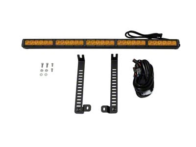 Diode Dynamics SS30 Single Stealth LED Light Bar Kit; Amber Driving (14-19 4Runner)