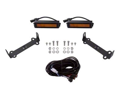 Diode Dynamics SS6 SAE/DOT LED LED Grille Light Bar Kit; Amber Wide (14-24 4Runner)