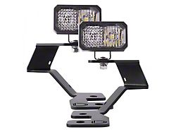 Diode Dynamics Stage Series SS2 Sport Backlit LED Ditch Light Kit; White Combo (21-24 Bronco Sport)