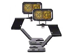 Diode Dynamics Stage Series SS2 Sport Backlit LED Ditch Light Kit; Yellow Combo (21-24 Bronco Sport)