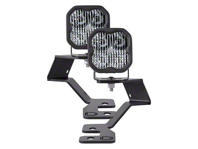 Diode Dynamics Stage Series SS3 Pro Backlit LED Ditch Light Kit; White Combo (21-24 Bronco Sport)