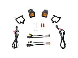 Diode Dynamics SSC1 LED Fog Light Kit; Yellow SAE Fog (21-24 Bronco Sport)