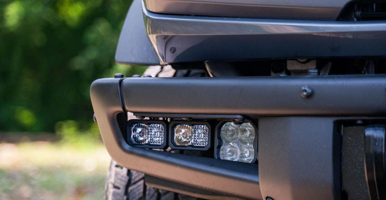 Diode Dynamics Bronco Stage Series Max Fog Light Pocket Kit; White ...