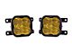 Diode Dynamics SS3 Pro Type AS LED Fog Light Kit; Yellow SAE Fog (21-24 Bronco w/ Plastic Front Bumper)