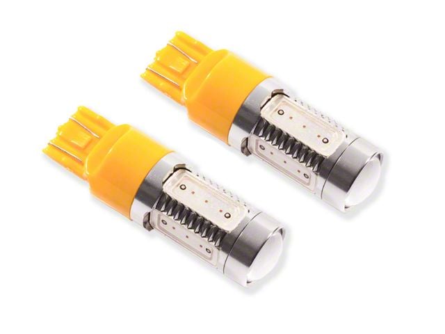 Diode Dynamics Amber Front Turn Signal LED Light Bulbs; 7443 HP11 (20-24 Jeep Gladiator JT)