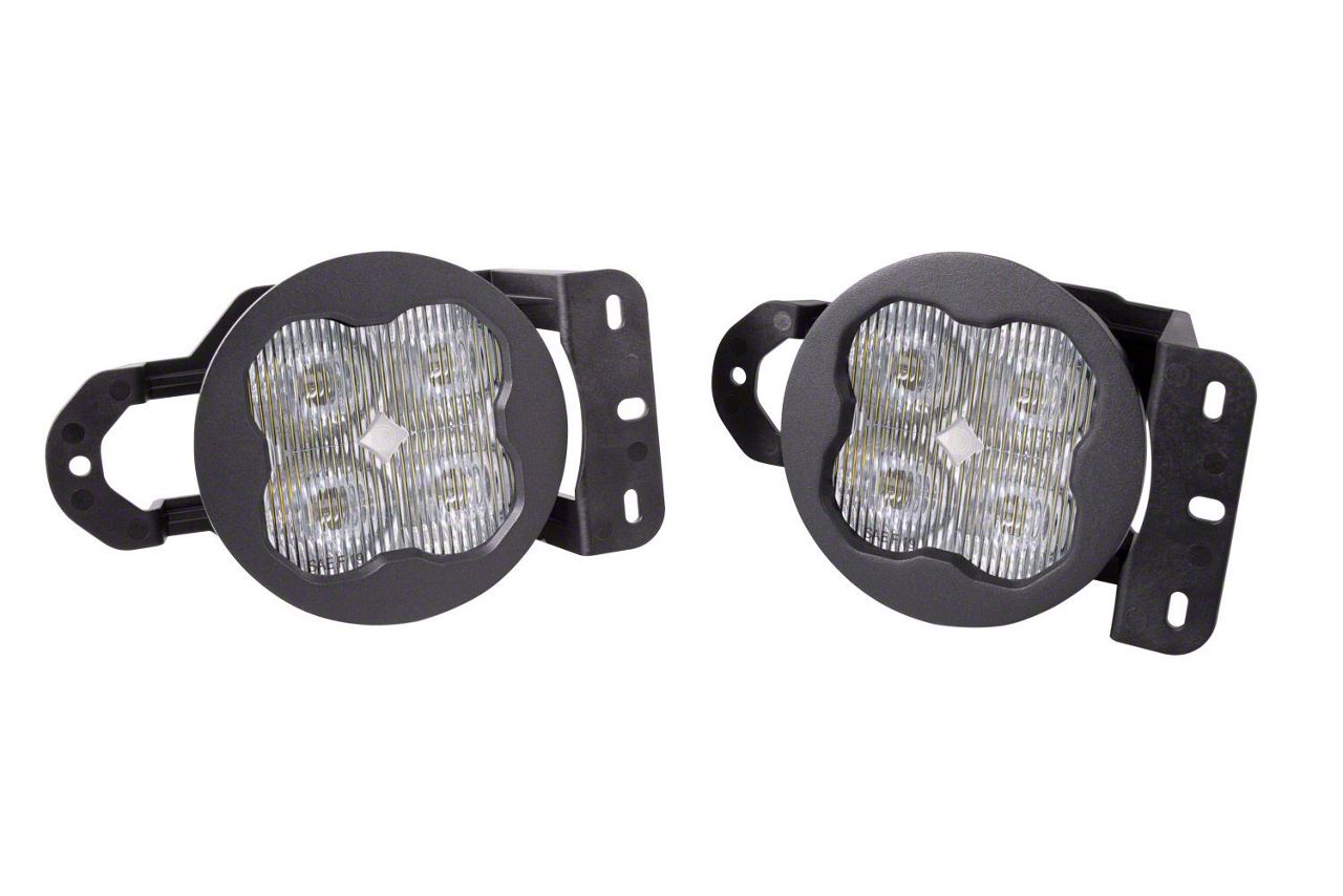 Diode Dynamics Jeep Gladiator SS3 Max Type MS ABL LED Fog Light Kit ...