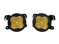 Diode Dynamics SS3 Sport Type MR ABL LED Fog Light Kit; Yellow SAE Fog (20-24 Jeep Gladiator JT Launch Edition & Rubicon w/ Steel Front Bumper)