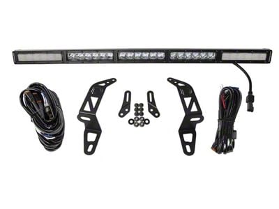 Diode Dynamics SS30 30-Inch Bumper Mount Single LED Light Bar Kit; White Combo (20-24 Jeep Gladiator JT)