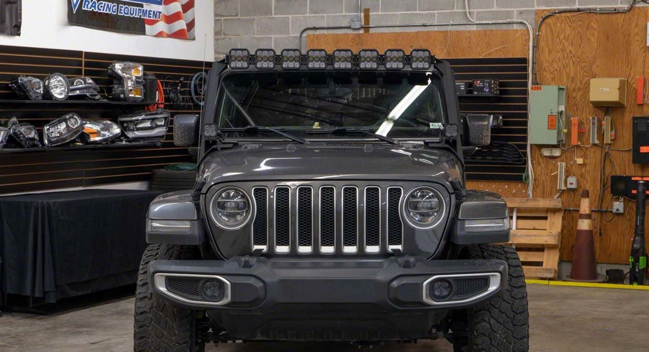 Diode Dynamics Jeep Gladiator SS5 Sport CrossLink Windshield Light Bar ...