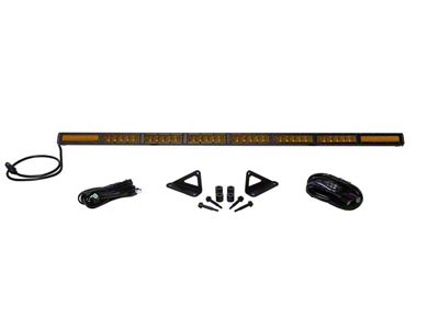 Diode Dynamics SS50 50-Inch Hood Mount LED Light Bar Kit; Amber Combo (20-24 Jeep Gladiator JT)