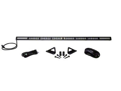 Diode Dynamics SS50 50-Inch Hood Mount LED Light Bar Kit; White Combo (20-24 Jeep Gladiator JT)