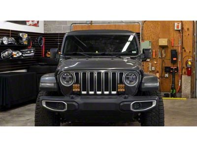 Diode Dynamics SS5 Pro CrossLink Bumper Light Bar Kit; White Combo (18-25 Jeep Wrangler JL)