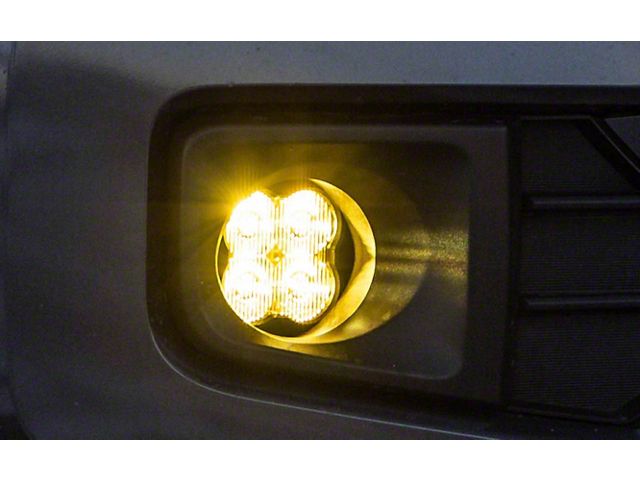 Diode Dynamics SS3 Max Type B LED Fog Light Kit; Yellow SAE Fog (16-23 Tacoma)