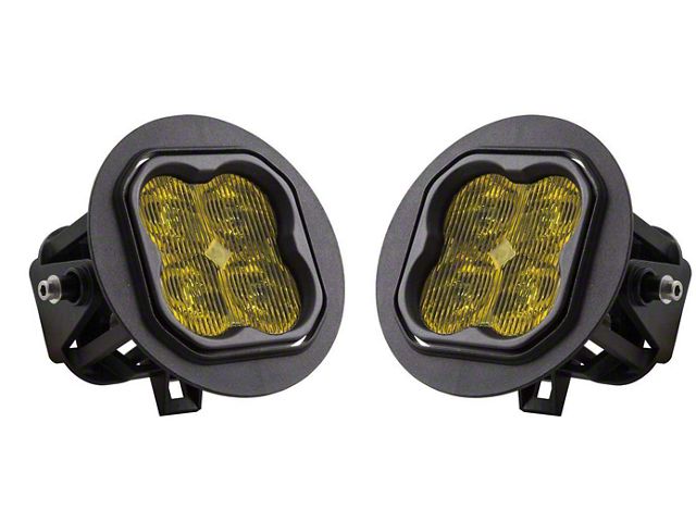 Diode Dynamics SS3 Pro Type FT LED Fog Light Kit; Yellow SAE Fog (05-11 Tacoma)