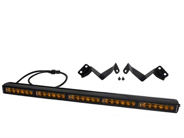 Diode Dynamics SS30 Stealth LED Light Bar Kit; Amber Driving (16-23 Tacoma)