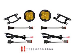 Diode Dynamics SS3 Max Type A ABL LED Fog Light Kit; Yellow SAE Fog (2016 Titan XD)