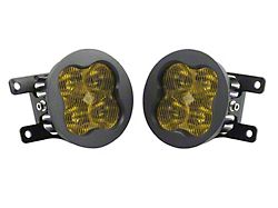 Diode Dynamics SS3 Sport Type A ABL LED Fog Light Kit; Yellow SAE Fog (2016 Titan XD)