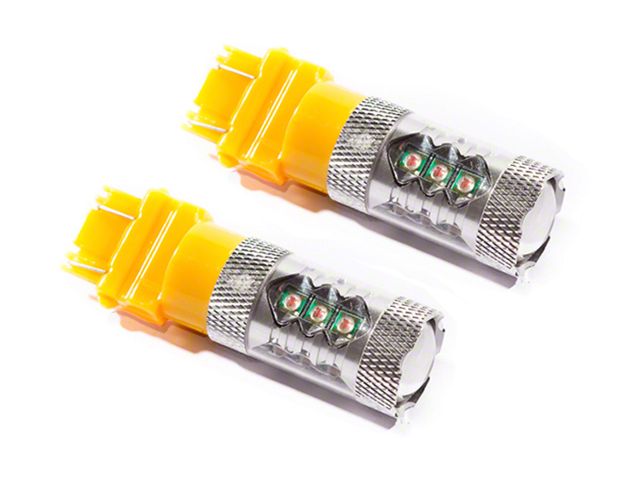 Diode Dynamics Amber Front Turn Signal LED Light Bulbs; 3157 XP80 (07-16 Tundra)