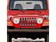 Grille Insert; American Black and White Black the Blue and Red (97-06 Jeep Wrangler TJ)