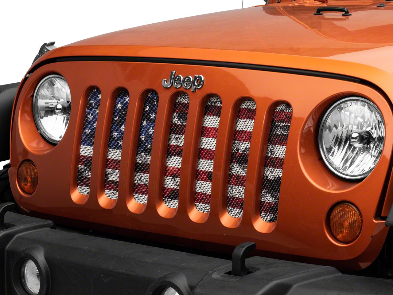 Jeep Wrangler Grille Insert; Dirty Grace (07-18 Jeep Wrangler JK ...