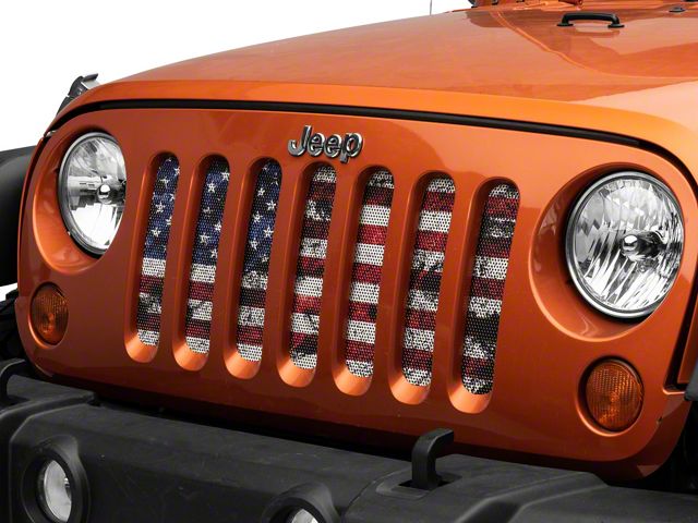 Grille Insert; Dirty Grace (07-18 Jeep Wrangler JK)