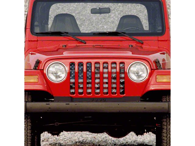 Grille Insert; Dirty Grace (97-06 Jeep Wrangler TJ)