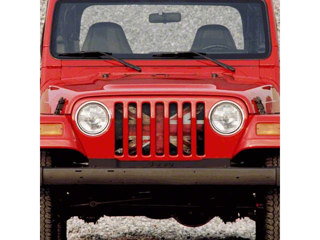 Grille Insert; English Rock (97-06 Jeep Wrangler TJ)