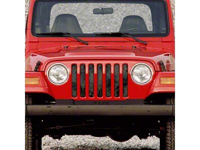 Grille Insert; Green Digi Camo (97-06 Jeep Wrangler TJ)