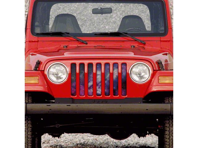 Grille Insert; Waa Waa White Space (97-06 Jeep Wrangler TJ)