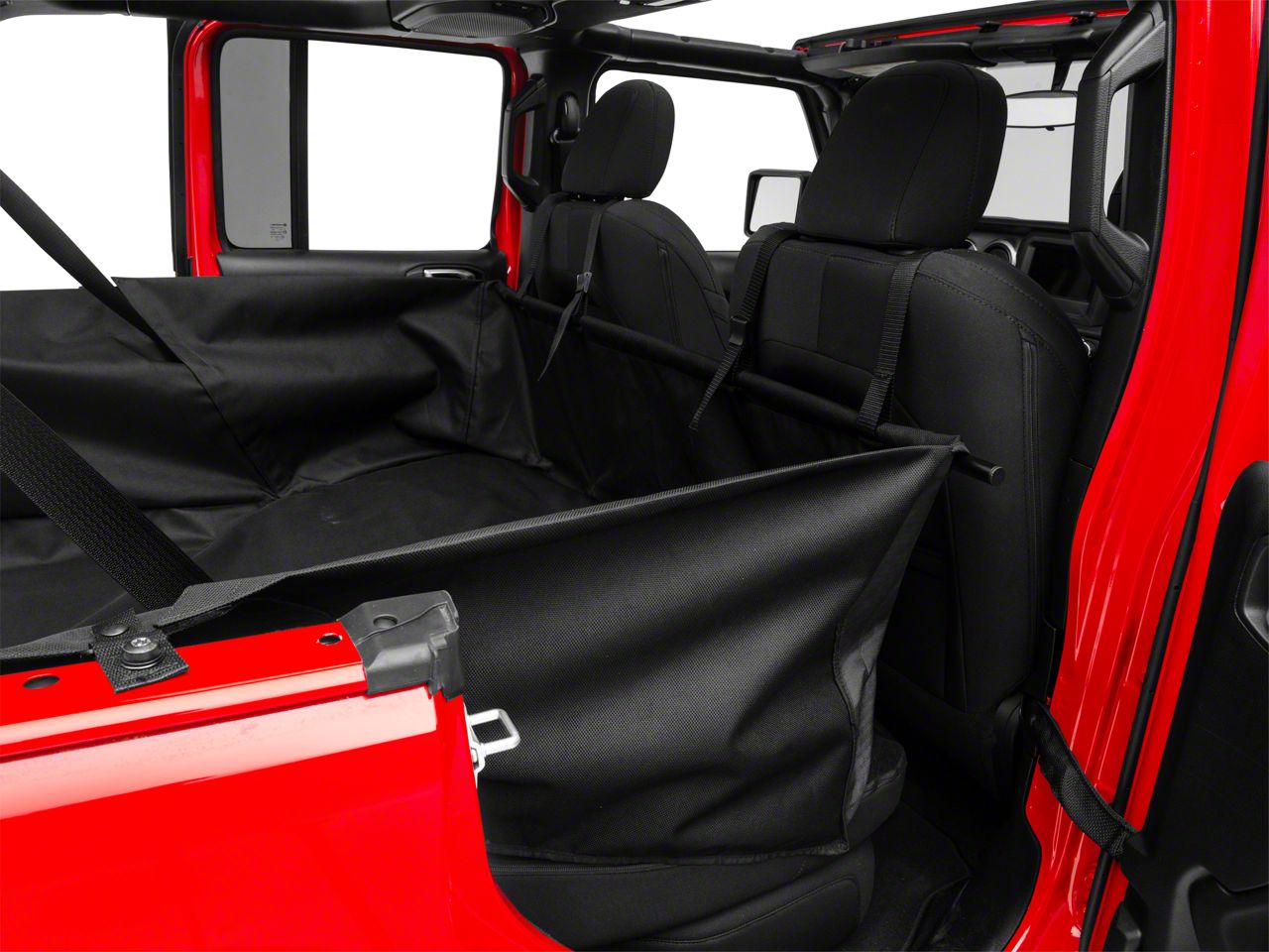 Dirty Dog 4x4 Jeep Wrangler Cargo Liner Black JL4CL18 18 24 Jeep Wrangler JL 4 Door Excluding 4xe Free Shipping