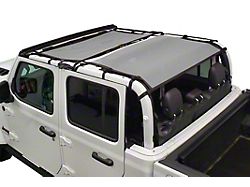 Dirty Dog 4x4 Front and Rear Seat Sun Screen; Gray (20-23 Jeep Gladiator JT)