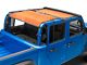 Dirty Dog 4x4 Front and Rear Seat Sun Screen; Orange (20-23 Jeep Gladiator JT)