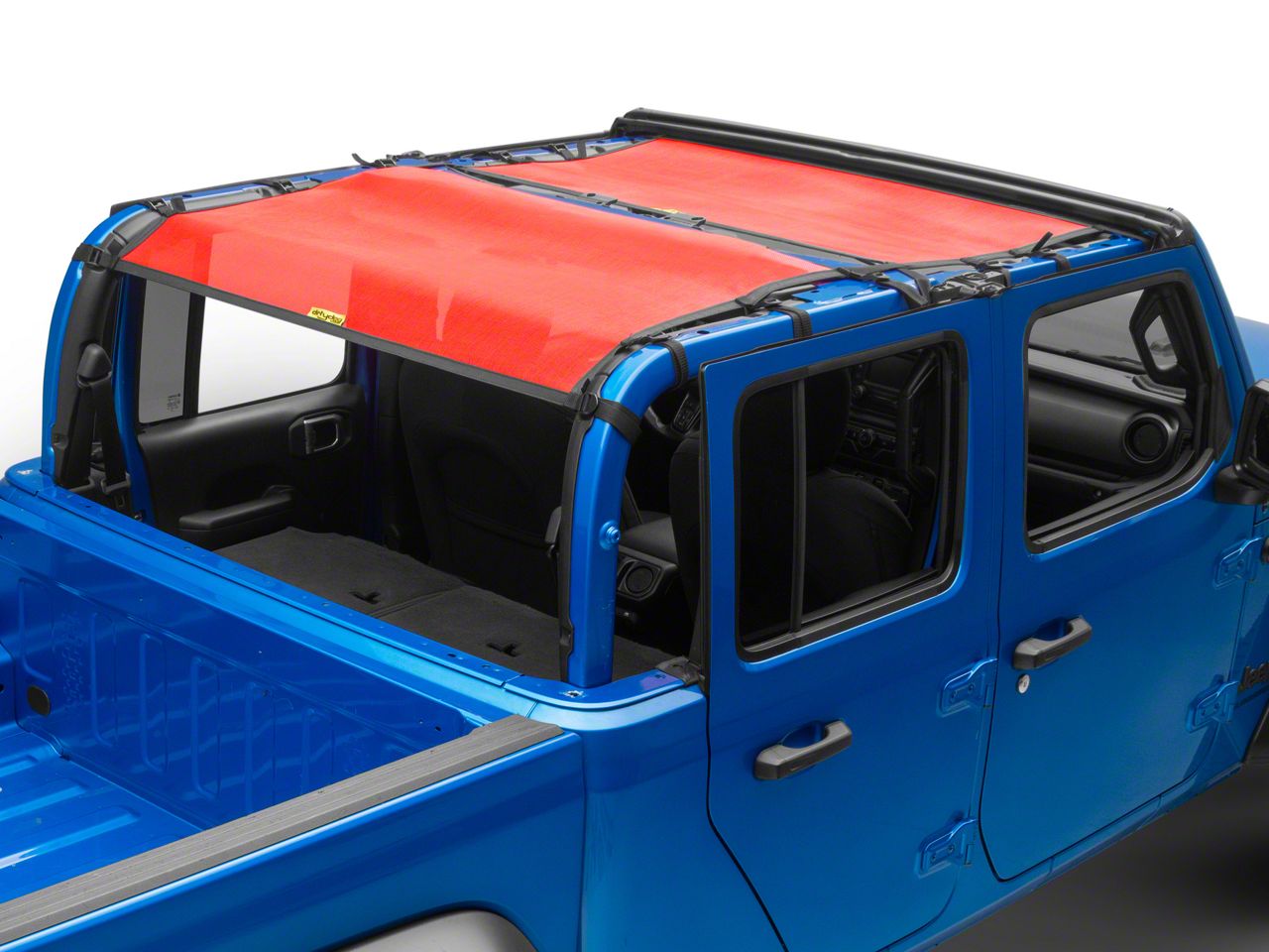 Steinjager Jeep Gladiator Teddy Top Solar Screen Cover; Blue J0049323  (20-24 Jeep Gladiator JT) - Free Shipping