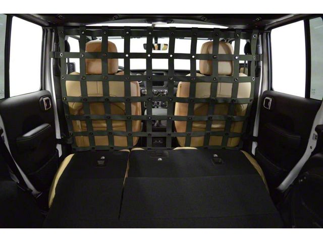 Dirty Dog 4x4 Cargo/Pet Divider; Olive Drab Green (20-23 Jeep Gladiator JT)