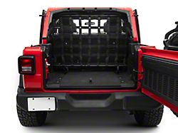 Dirty Dog 4x4 Cargo/Pet Full Divider; Black (18-23 Jeep Wrangler JL 4-Door)