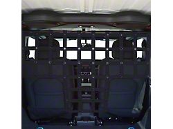 Dirty Dog 4x4 Front Seat Pet Divider; Black (18-23 Jeep Wrangler JL 2-Door)