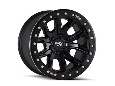 Dirty Life DT-1 Matte Black 6-Lug Wheel; 17x9; -12mm Offset (03-09 4Runner)