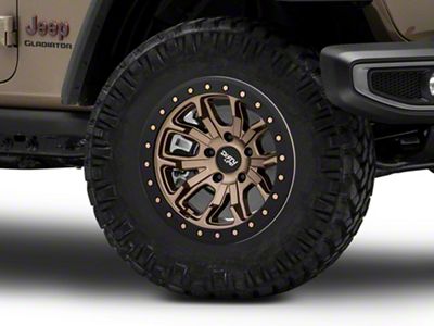 Dirty Life DT-1 Matte Gold 6-Lug Wheel; 17x9; -12mm Offset (03-09 4Runner)