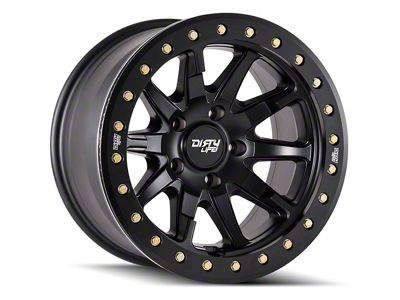 Dirty Life DT-2 Matte Black 6-Lug Wheel; 17x9; -12mm Offset (03-09 4Runner)