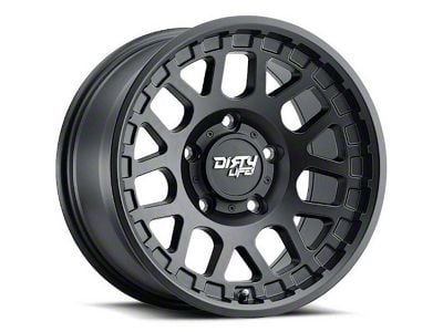 Dirty Life Mesa Matte Black 6-Lug Wheel; 17x9; 0mm Offset (03-09 4Runner)