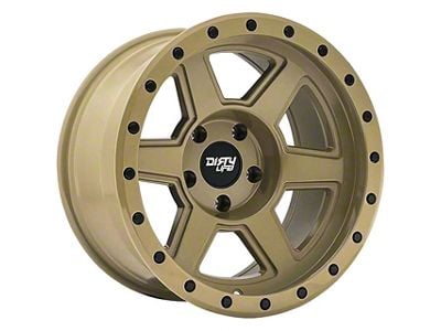 Dirty Life Compound Desert Sand 6-Lug Wheel; 18x9; -12mm Offset (04-15 Titan)