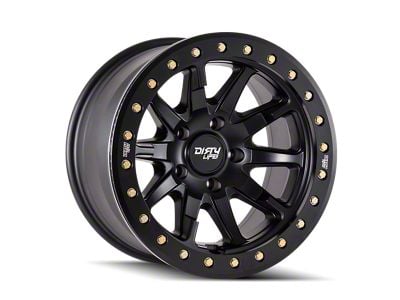 Dirty Life DT-2 Satin Black 6-Lug Wheel; 20x9; 12mm Offset (04-15 Titan)