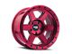 Dirty Life Compound Crimson Candy Red 6-Lug Wheel; 17x9; -38mm Offset (05-15 Tacoma)