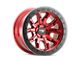 Dirty Life DT-1 Crimson Candy Red 6-Lug Wheel; 17x9; -38mm Offset (05-15 Tacoma)