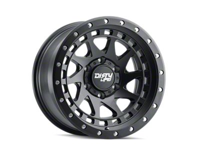 Dirty Life Enigma Pro Matte Black 6-Lug Wheel; 17x9; -38mm Offset (05-15 Tacoma)